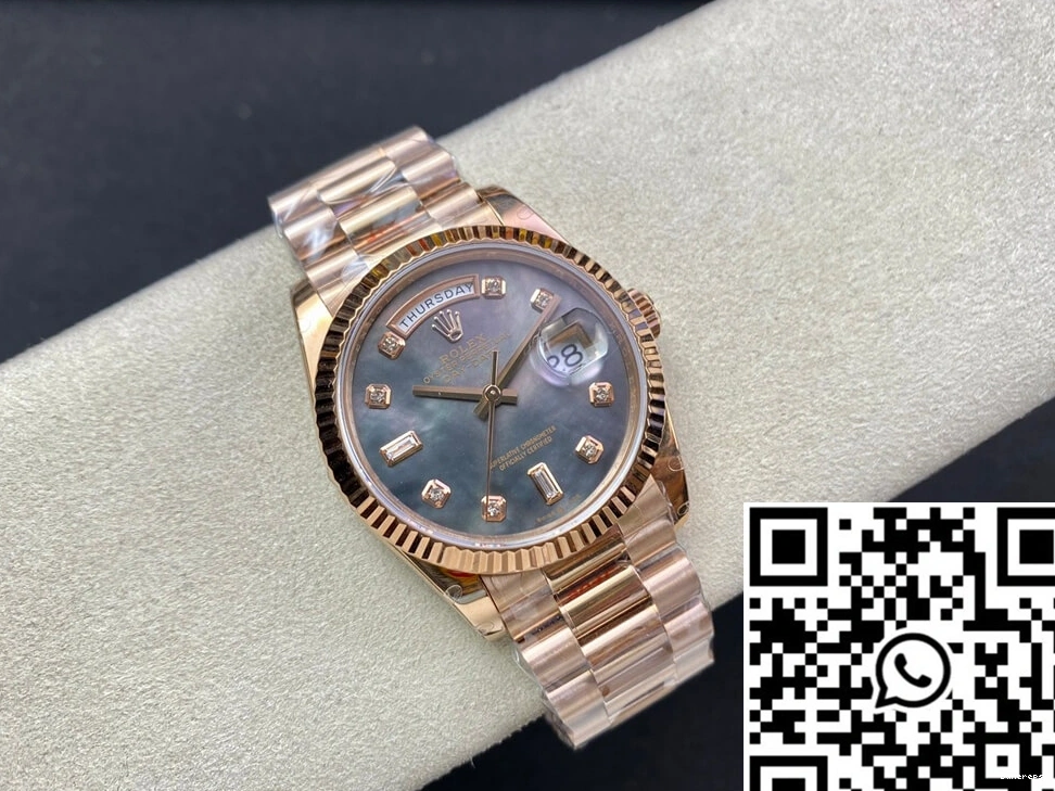 Factory Date 36MM Gold 118235 GM Rose Day Rolex 0514